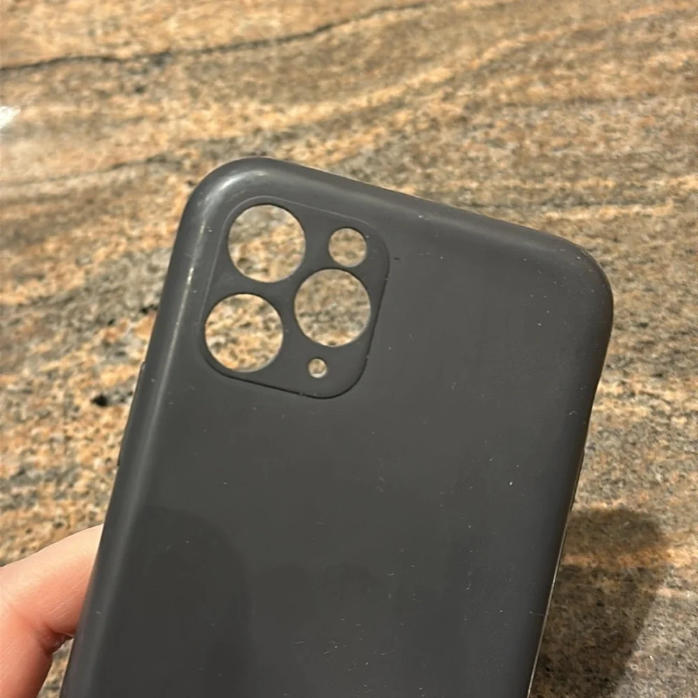 iPhone 11Pro Silicone Case by Cordking - Black